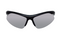 Kids Plastic Sports Wrap Semi Rim Sunglasses with Black Frames and Smoke Lenses XG15P34 | WTWL52XA