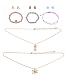 Wonder Nation Kids Snowman Jewelry Gift Set Multipack, 8 Pack  | WTWL289XB