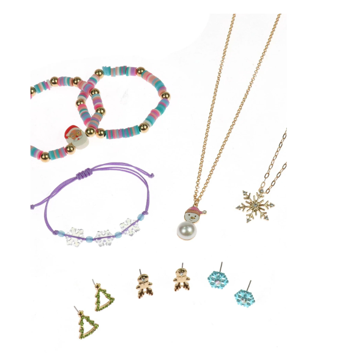 Wonder Nation Kids Snowman Jewelry Gift Set Multipack, 8 Pack  | WTWL289XB