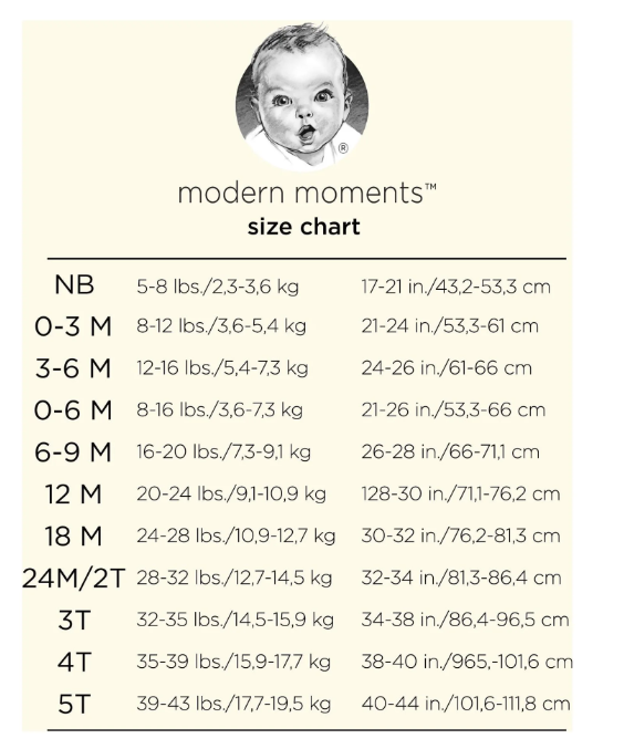 Modern Moments by Gerber Baby Unisex Super Soft Coverall | WTWL207XC