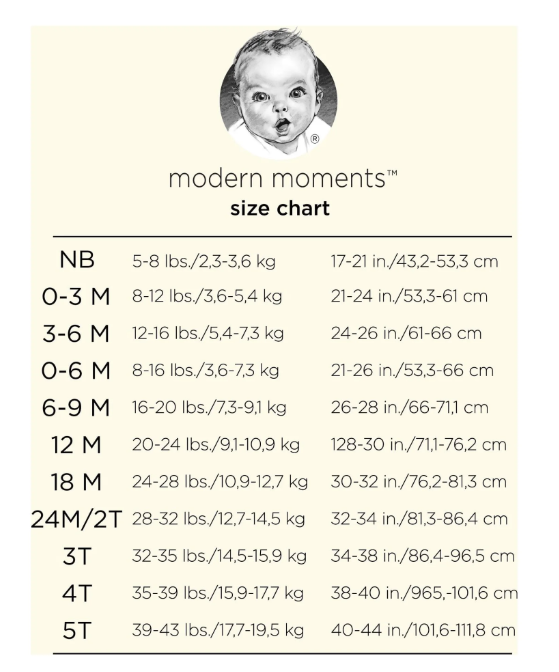 Modern Moments by Gerber Baby Unisex Super Soft Sleep 'N Play | WTWL207XF