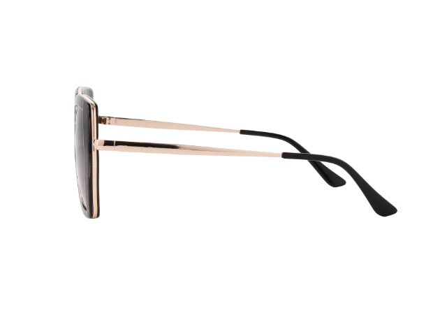 Foster Grant Premium Women's Square Adult Sunglasses, Black P08-2 | WTWL504XA