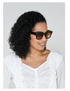 Foster Grant Women's Square RPC Sunglasses, Black T12 | WTWL505XA
