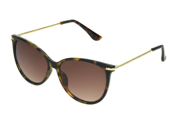 Foster Grant Women's Cat Eye Sunglasses, Tortoise M07| WTWL513XA