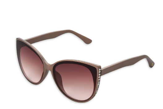 Sofia Vergara Women's Cat Eye Beige Adult Sunglasses, V04 | WTWL519XA