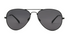Sunsentials by Foster Grant Women's Aviator Sunglasses, Black A08 | WTWL522XA