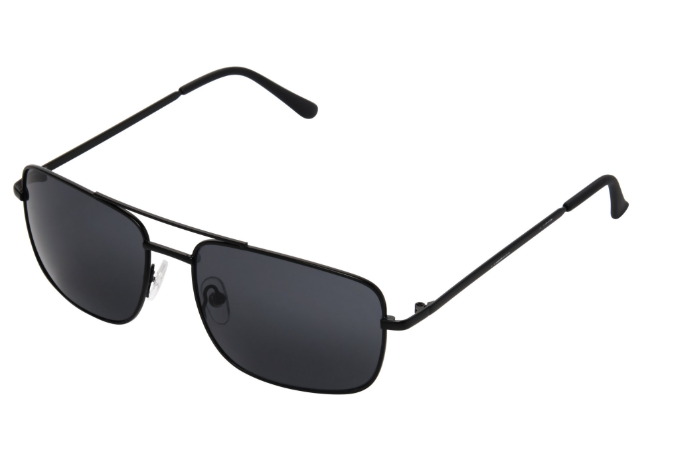 Foster Grant Cali Blue Classic Men's Pilot Sunglasses, Black XG19 | WTWL528XA