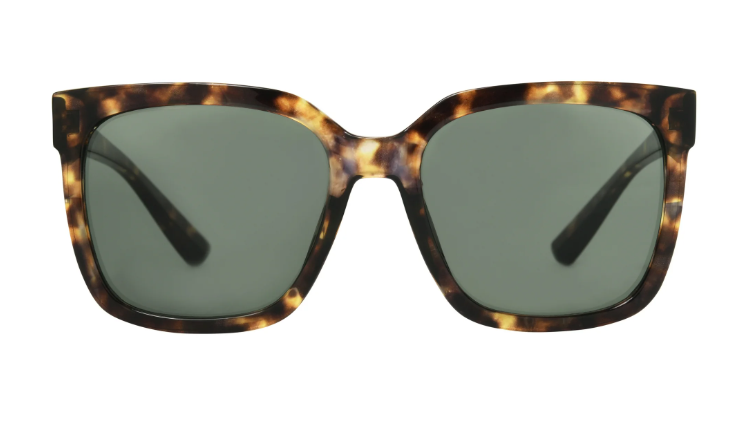 Foster Grant Women's Oversized Tortoise Fashion Sunglasses Brown M10 | WTWL14XA