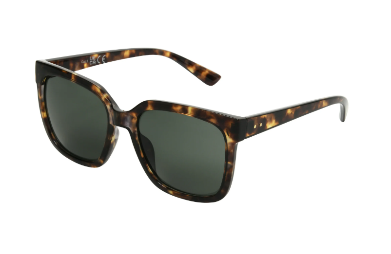 Foster Grant Women's Oversized Tortoise Fashion Sunglasses Brown M10 | WTWL14XA