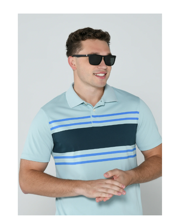 Foster Grant Men's Premium Polarized Rectangle Sunglasses, Black BB03 | WTWL524XA