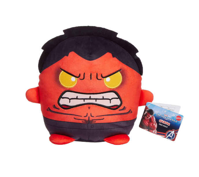 Marvel Cuutopia Red Hulk Plush Toy, 10-inch Collectible Soft Doll, Captain America: Brave New World | WTWL1170XA