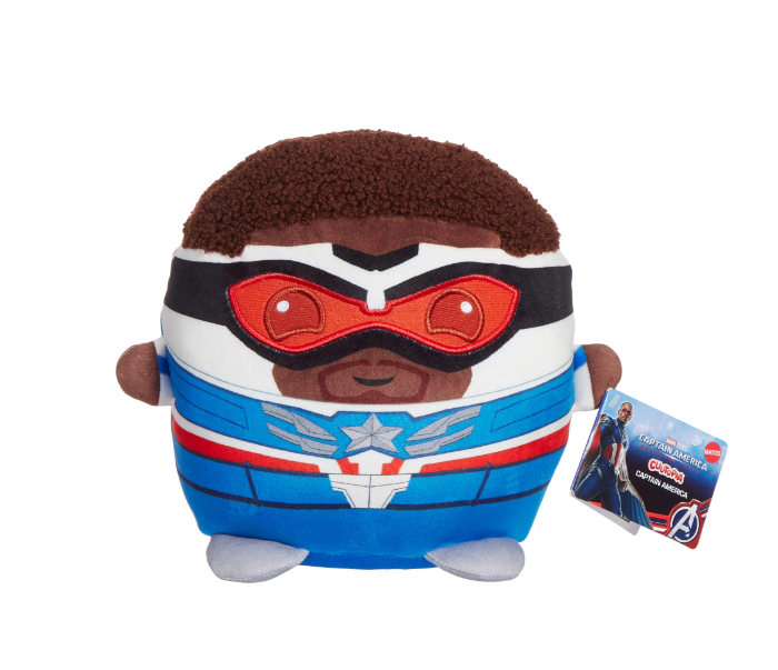 Marvel Cuutopia Captain America: Brave New World Plush Toy, 7-inch Collectible Soft Doll | WTWL1168XA