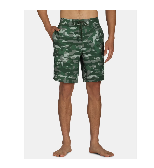 George Men's & Big Men's E-Board Swim Trunks with UPF 50+, 9" Inseam, Sizes S-5XL |  WTWL573XA