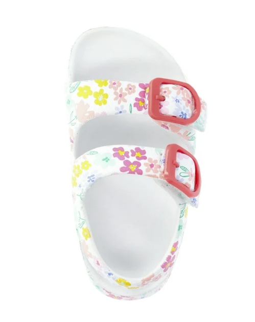 Wonder Nation Baby Girls Two Buckle Sandals | WTWL1176XA