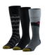 GoldToe Edition Mens Blueridge Crew Socks Assorted, 3 Pack | WTWL1171XA