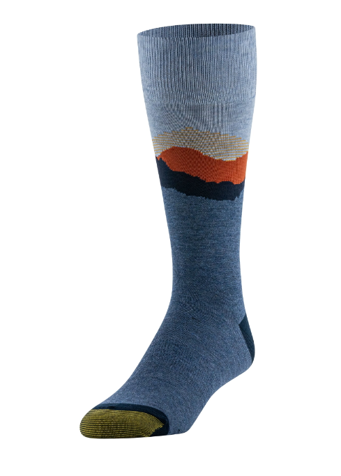 GoldToe Edition Mens Blueridge Crew Socks Assorted, 3 Pack | WTWL586XA