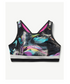 Justice Reversible Racerback Sports Bra for Girls with Swirl Print |  WTWL1203XA