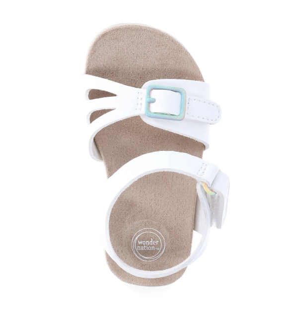 Wonder Nation Baby & Toddler Girls Buckle Sandals | WTWL1188XA