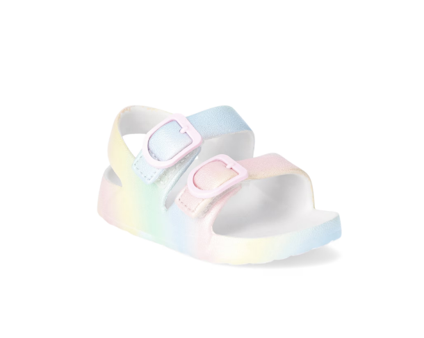 Wonder Nation Baby Girls & Big Girls Two Buckle Sandals | WTWL1182XA
