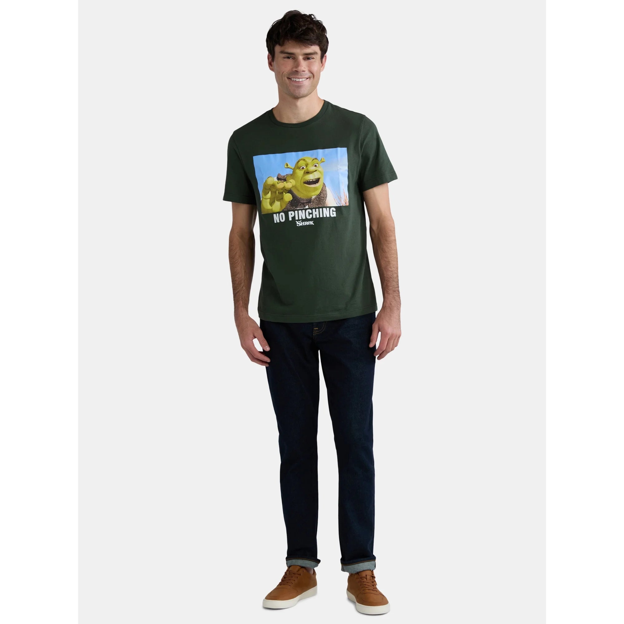 Shrek Men's & Big Men's Saint Patrick's Day Graphic Tee, Sizes XS-3XL | WTWL637XA