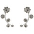 Silver Tone Flower Crawler Earring | WTWL331XA
