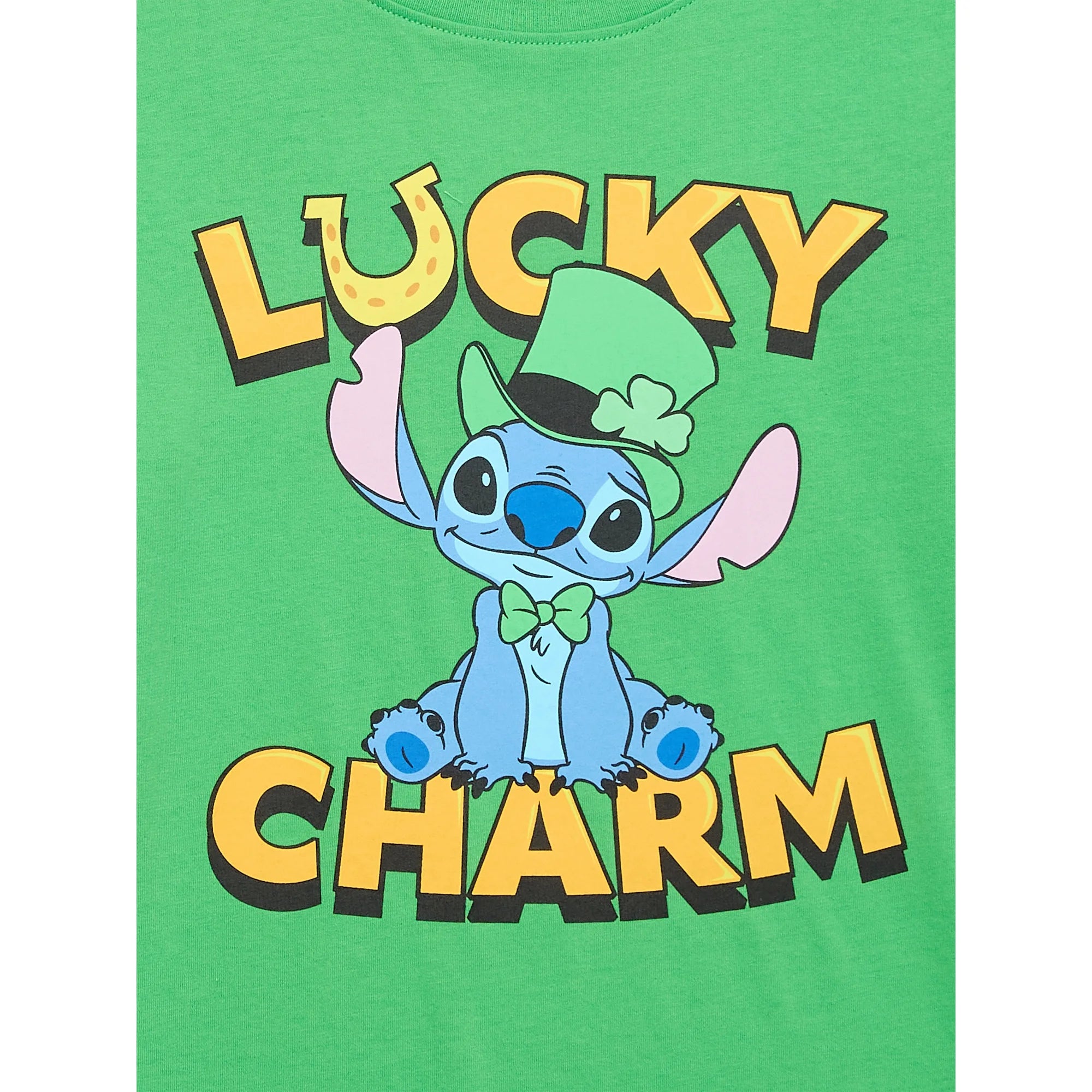 St. Patrick’s Day Little Boys and Big Boys Stitch Lucky Charm Graphic Tee, Sizes 4-18 | WTWL636XA