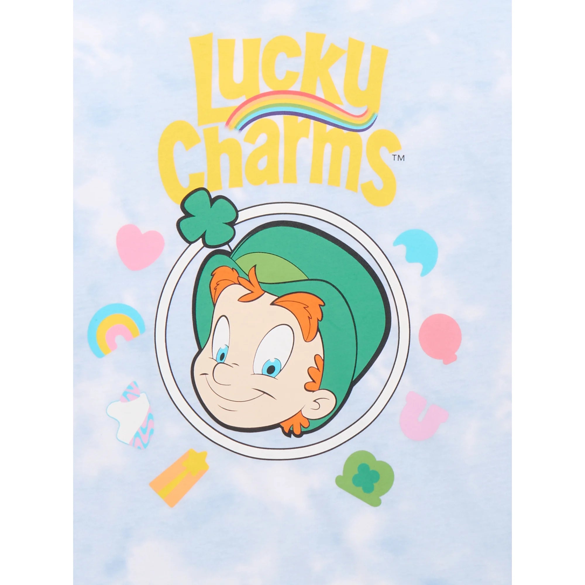 St. Patrick's Day Lucky Charms Tie Dye Graphic Tee for Girls, Sizes 4-16  |  WTWL652XA