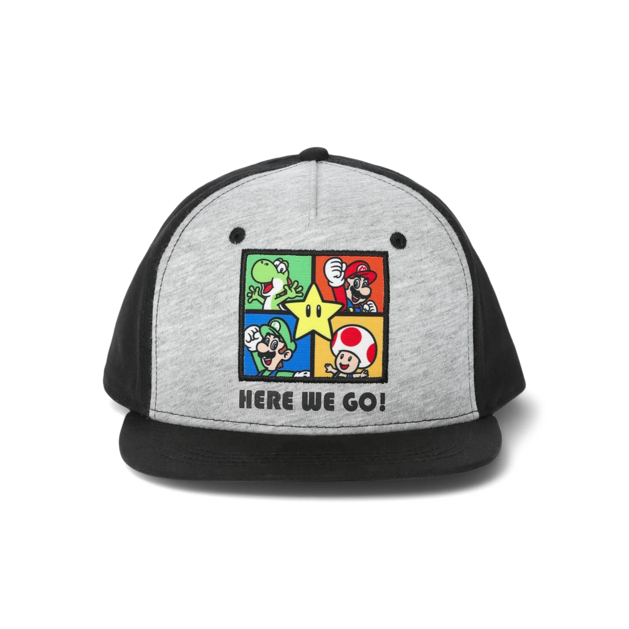 Super Mario Boys Snapback Hat, One Size Fits Most |  WTWL350XA