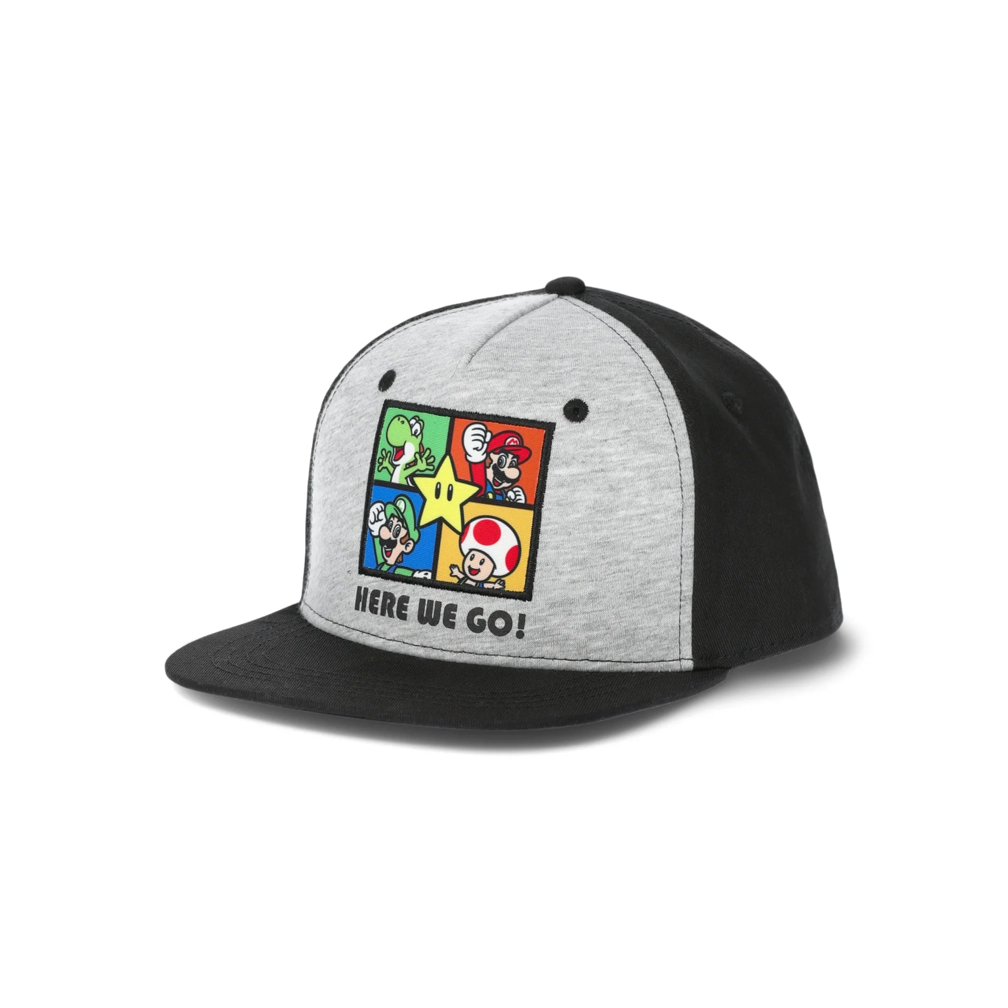 Super Mario Boys Snapback Hat, One Size Fits Most |  WTWL350XA
