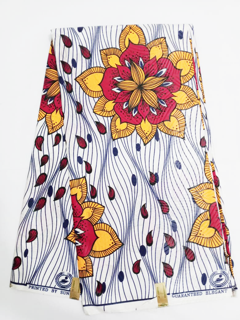 Premium Davida Wax Ankara Fabric 6Yards per Piece | TCK100a