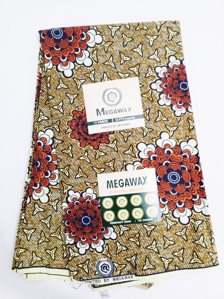 Premium Davida Wax Ankara Fabric 6Yards per Piece | TCK121a