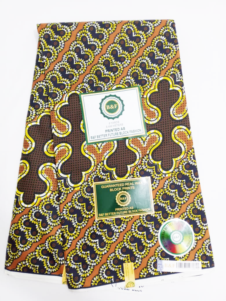 Premium Davida Wax Ankara Fabric 6Yards per Piece | TCK122a