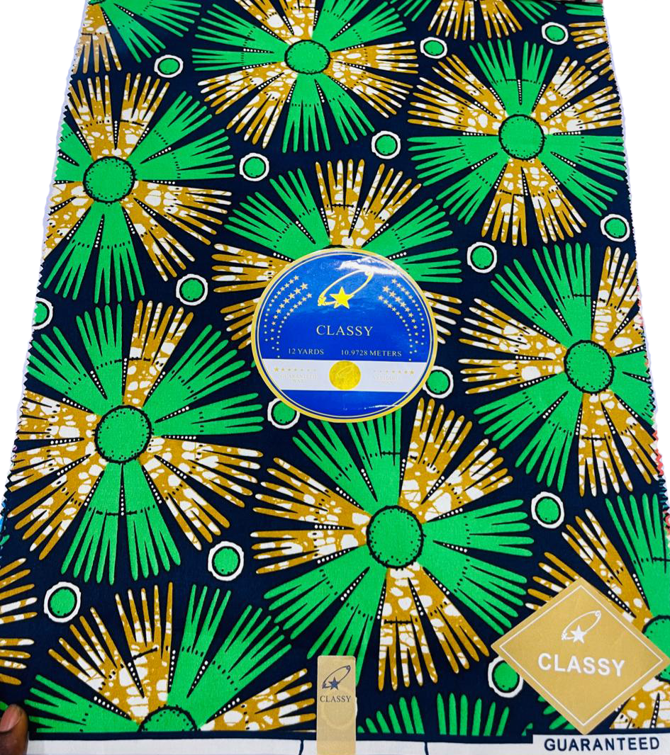 Supreme HiTarget Wax Ankara Fabric 6Yards per Piece | TCK58a