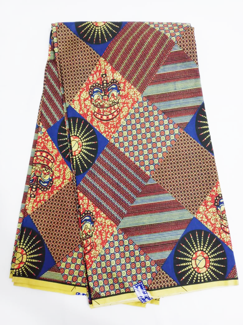 Supreme HiTarget Wax Ankara Fabric 6Yards per Piece | TCK65a