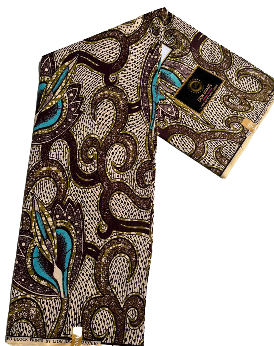Supreme HiTarget Wax Ankara Fabric 6Yards per Piece | TCK67a