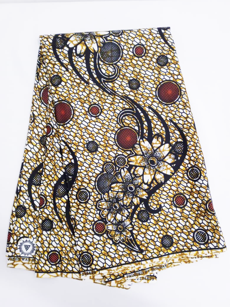 Premium Davida Wax Ankara Fabric 6Yards per Piece | TCK76a