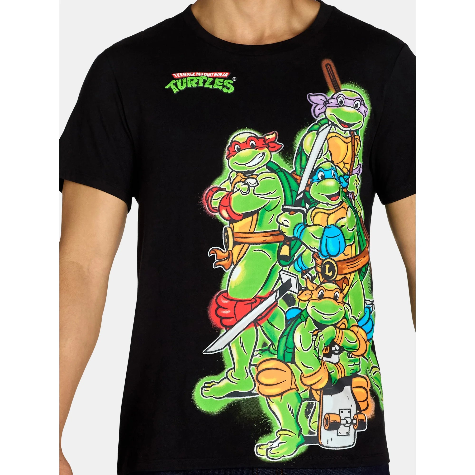 Teenage Mutant Ninja Turtles Men’s & Big Men's Graphic Tee, Sizes S-3XL | WTWL469XA