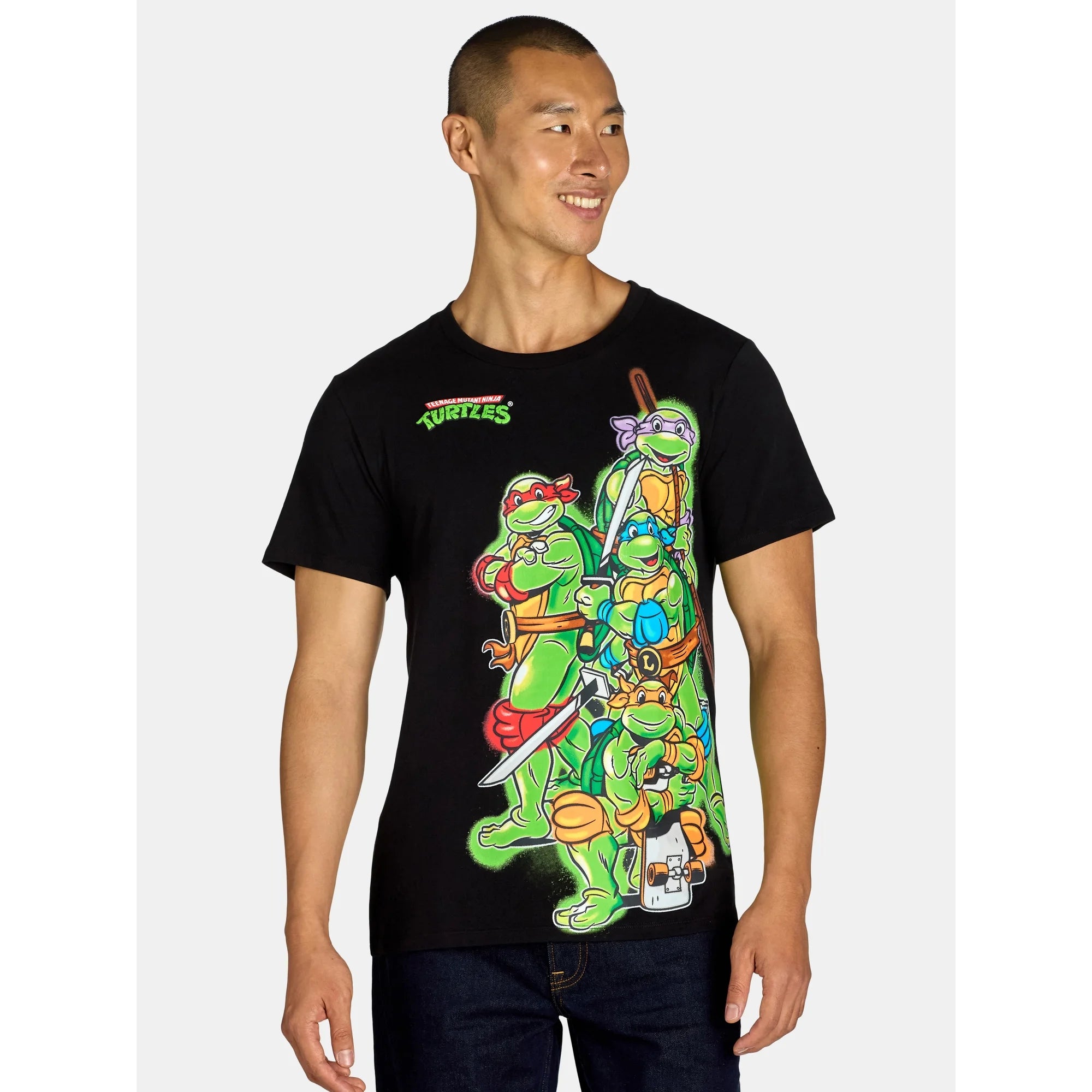 Teenage Mutant Ninja Turtles Men’s & Big Men's Graphic Tee, Sizes S-3XL | WTWL469XA