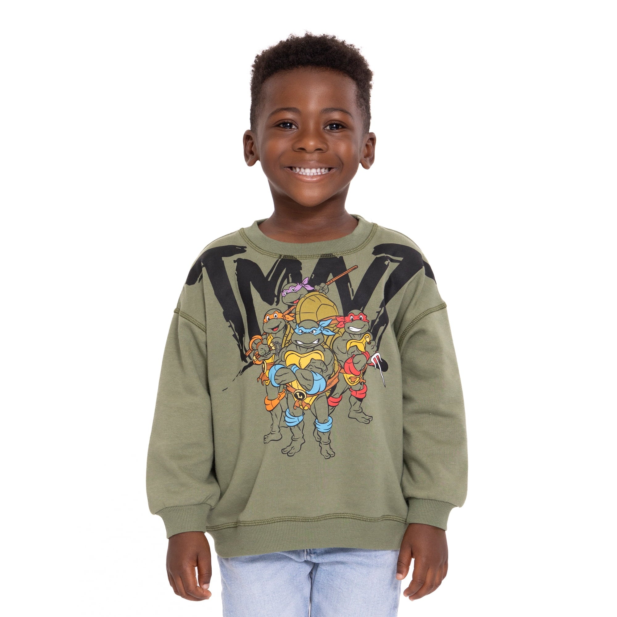 Teenage Mutant Ninja Turtles Toddler Boys Graphic Sweatshirt, Sizes 12M-5T  |  WTWL439XA