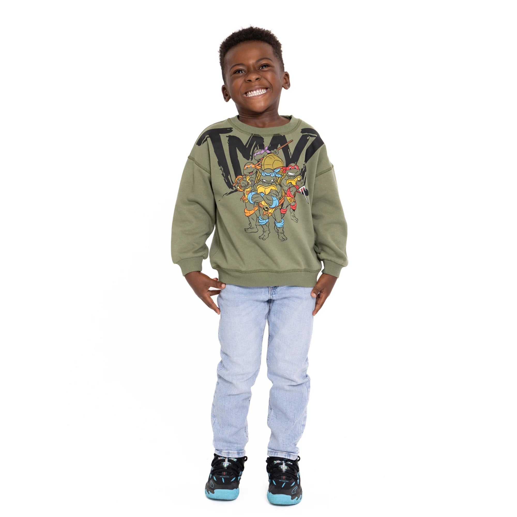 Teenage Mutant Ninja Turtles Toddler Boys Graphic Sweatshirt, Sizes 12M-5T  |  WTWL439XA
