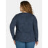 Terra & Sky Women's Plus Waffle Henley Tee, | WTWL197XA