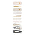 Time and Tru Women's Hair Clip, 10-Pack, Grey Blush |  WTWL862XA