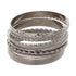 Time and Tru Women's Silver Tone Bangle Bracelet Set, 10-Piece  |  WTWL1051XA