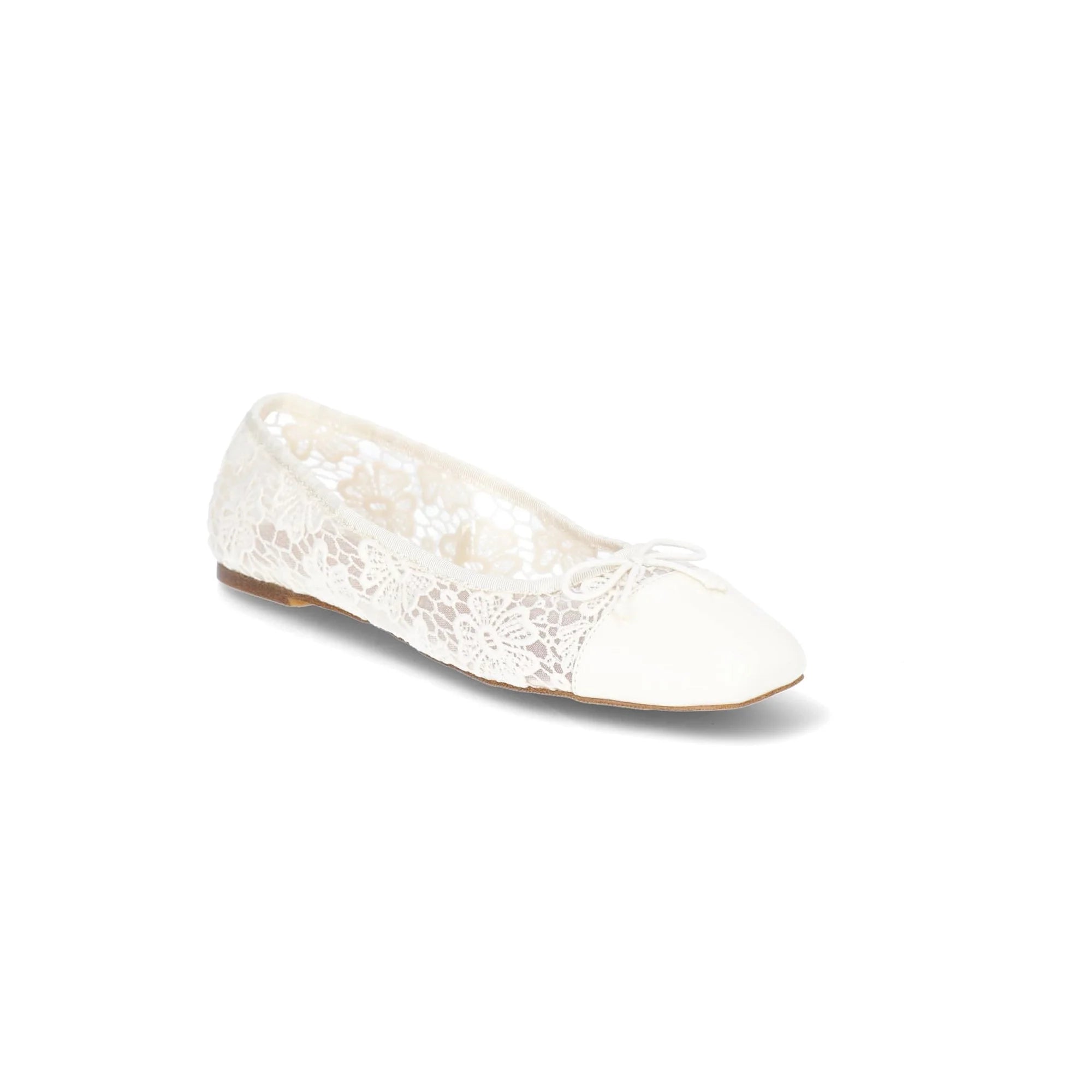 Time and Tru Women's Square Toe Lace Ballet Flats | WTWL1083XA