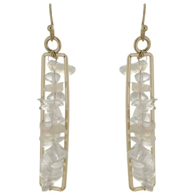 Time And Tru Semi Precious Drop Earring | WTWL327XA