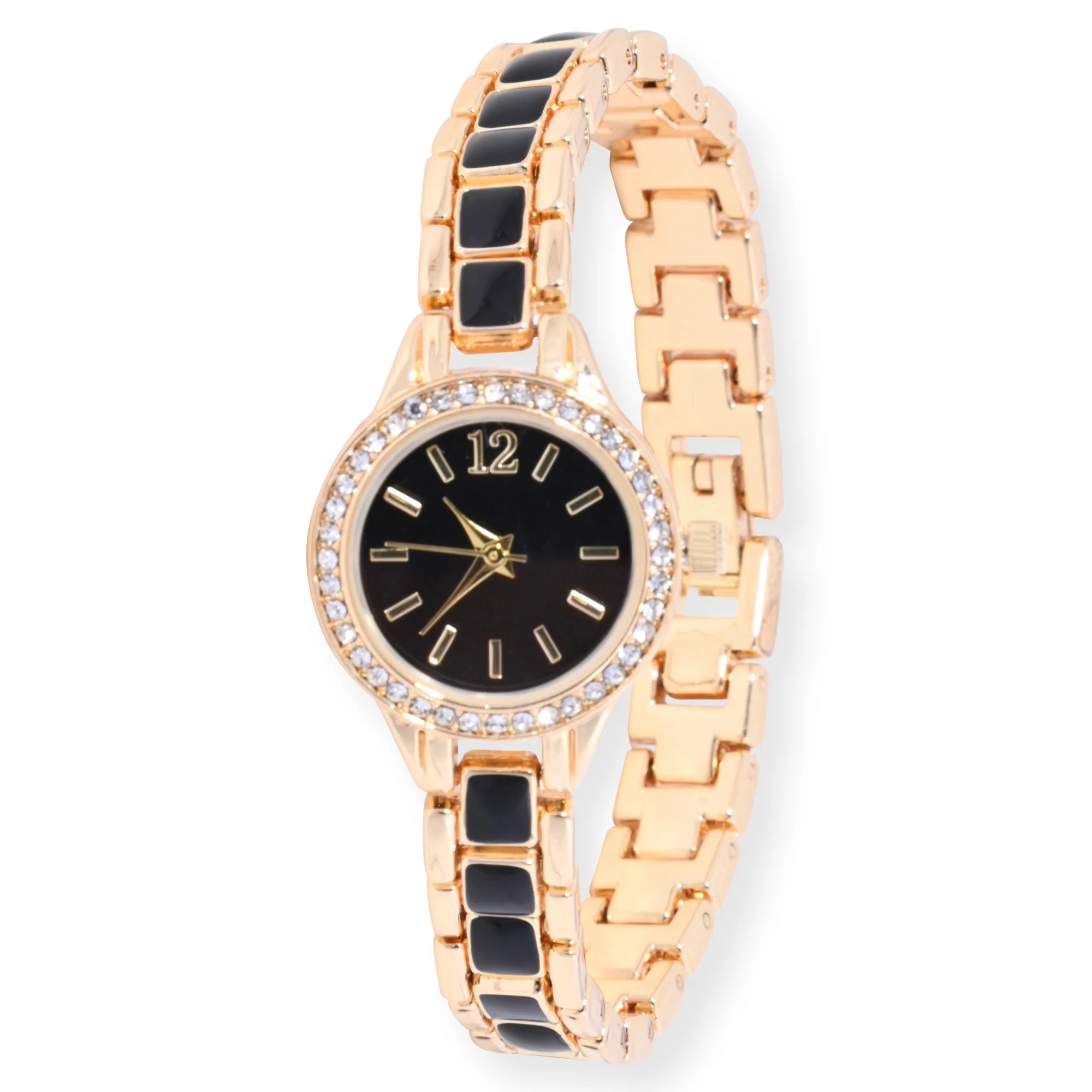 Time and Tru Adult Female Analog Watch in Color Gold | WTWL669XA