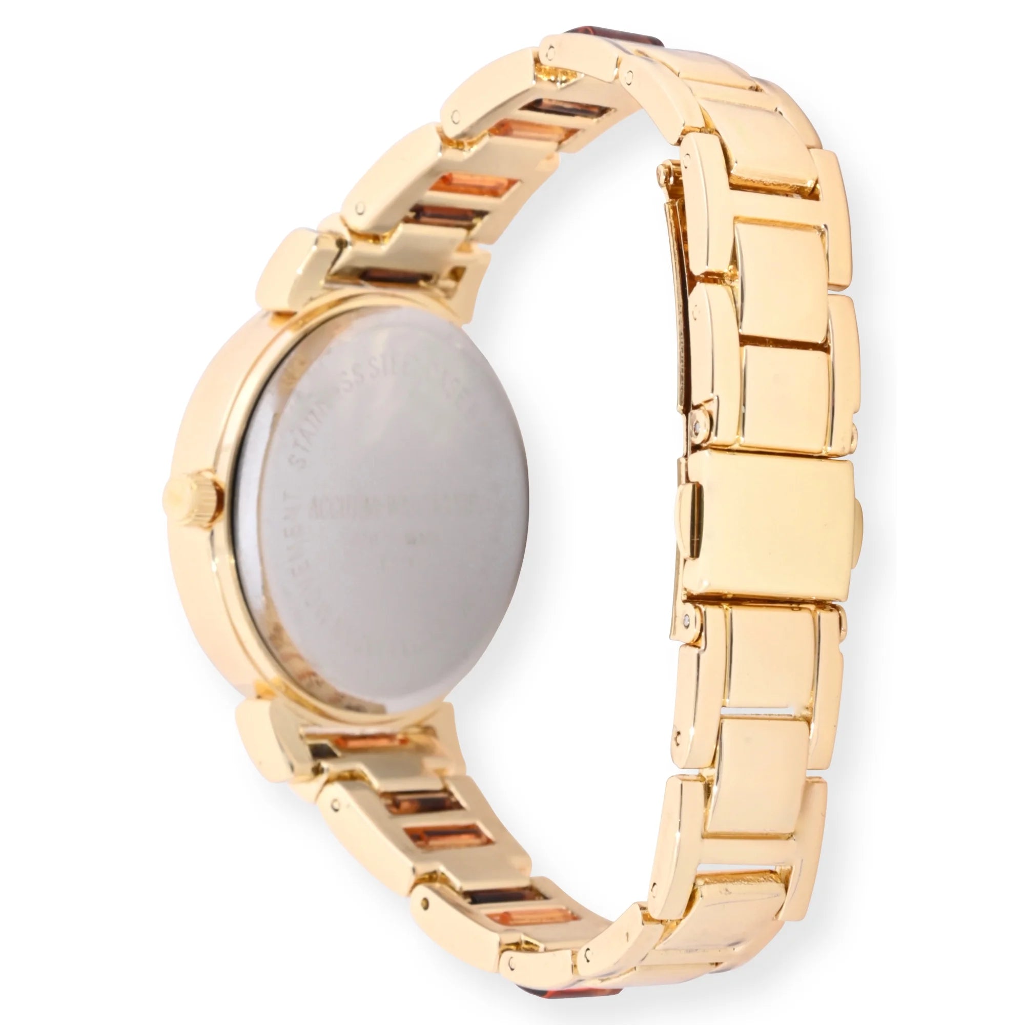 Time and Tru Adult Female Analog Watch in Color Gold | WTWL669XA