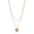 Time and Tru Goldtone Paw Print Necklace Set, 2 Pieces, Female, | WTWL285XA