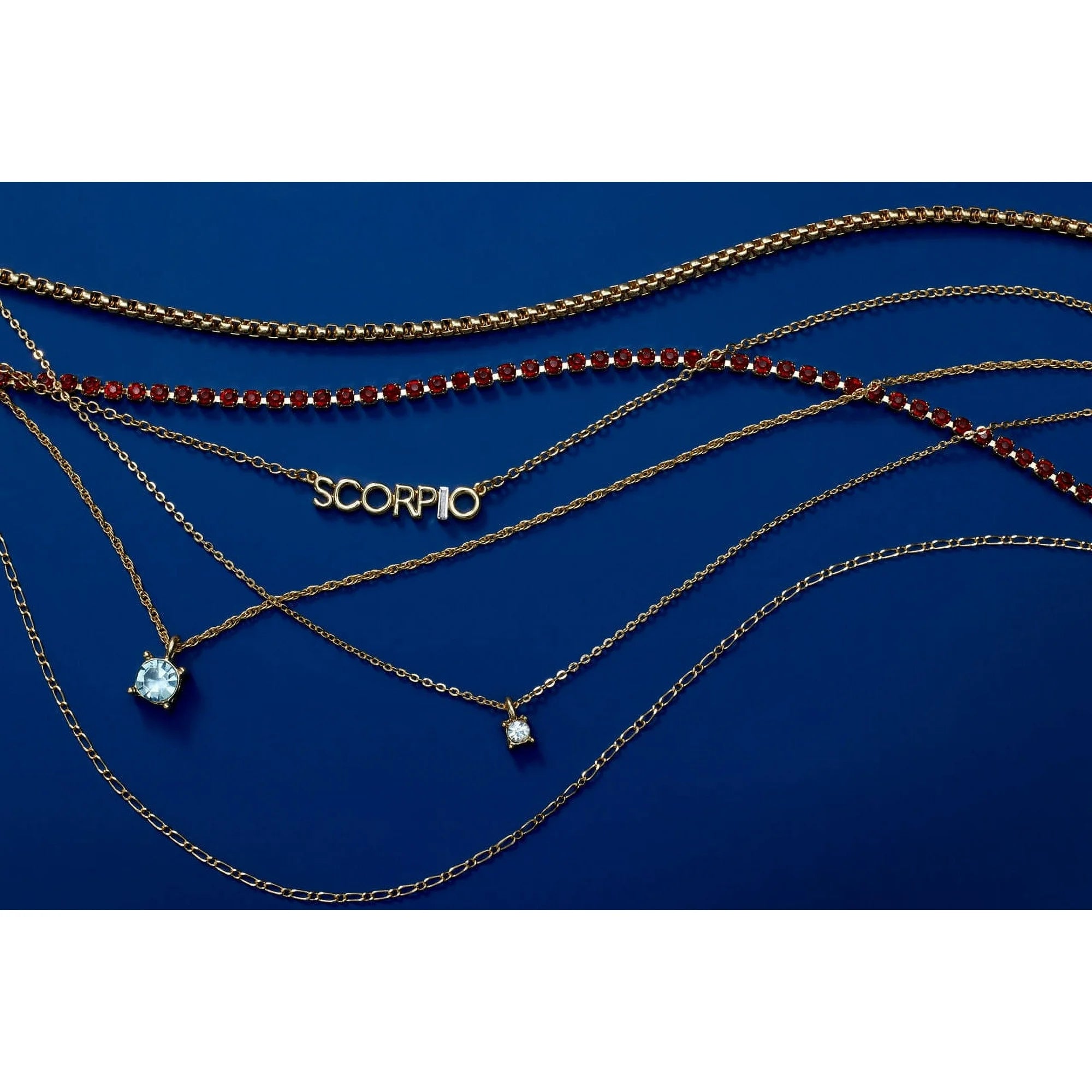 Time and Tru Goldtone Zodiac Necklace Set, 2 Pieces, Leo  | WTWL239XA