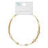 Time and Tru Goldtone and Simulated Pearl Studded Necklace, Female, 1 Necklace | WTWL314XA